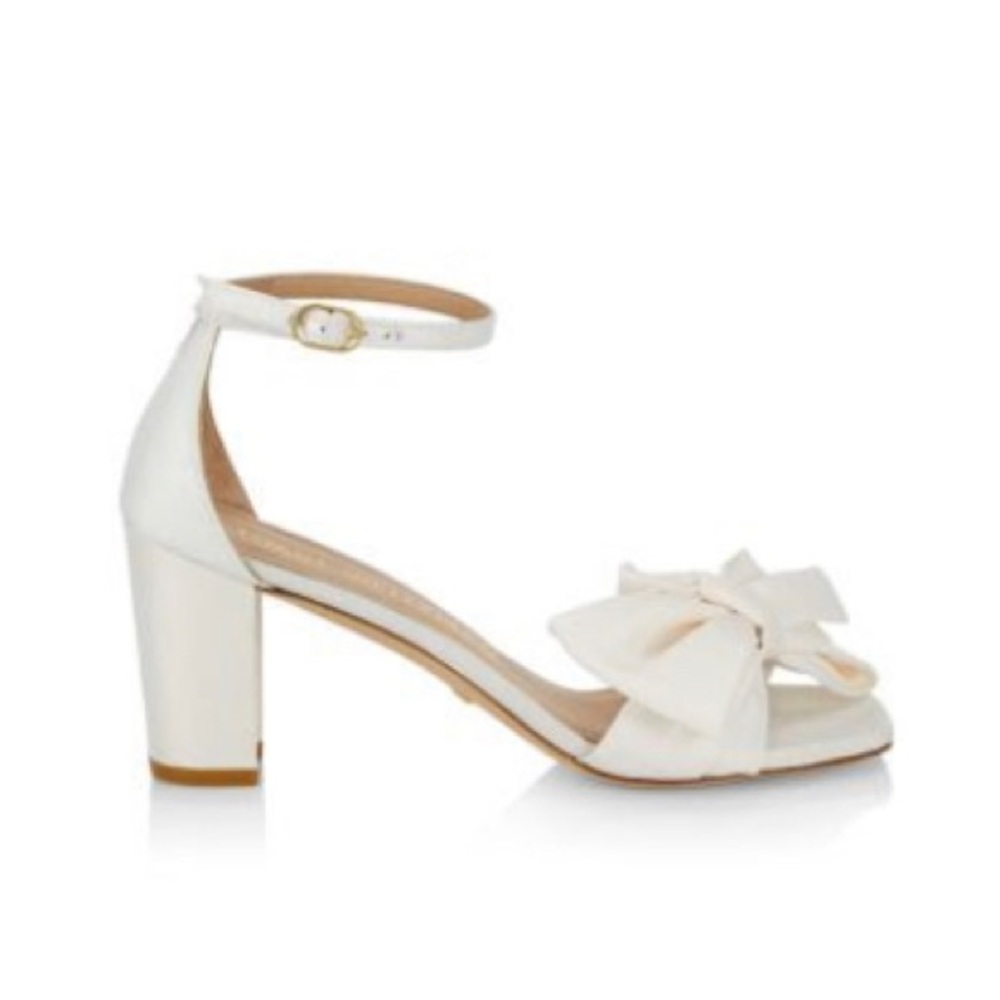 Stuart Weitzman Block Bow Heels